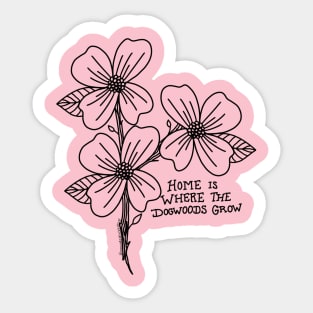 Dogwoods Sticker